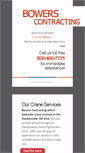 Mobile Screenshot of bowerscontracting.net